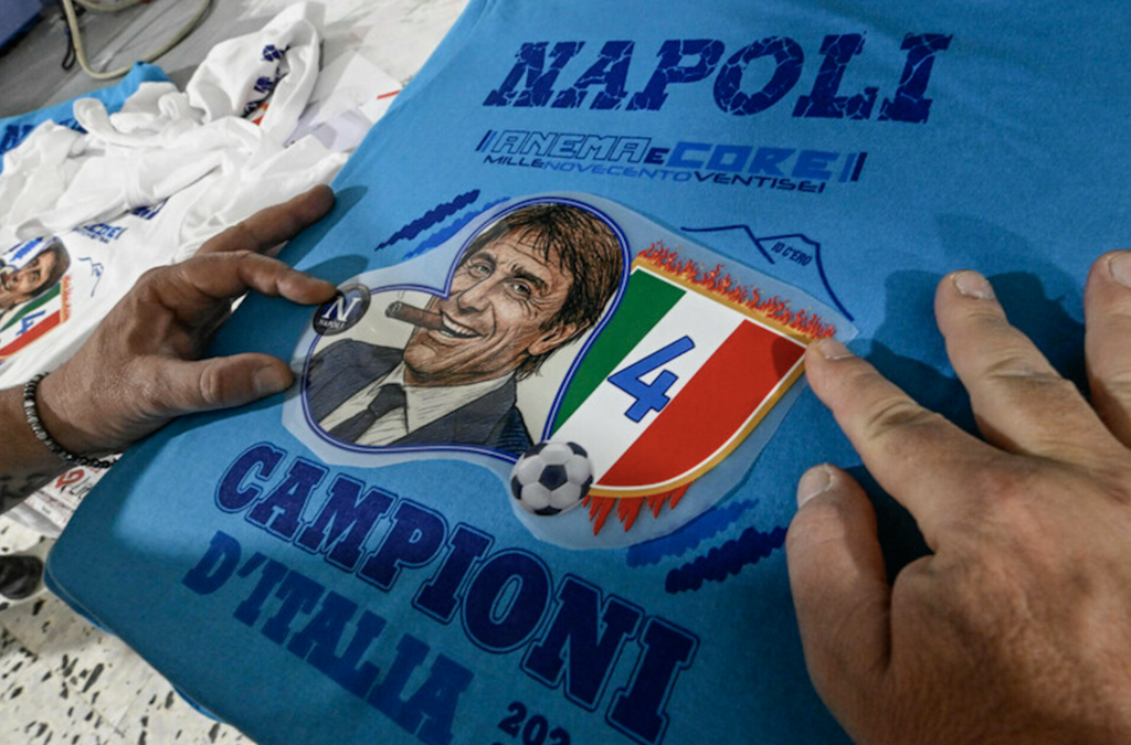T-Shirt quarto scudetto Napoli