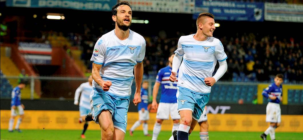 Copertina: Lazio, il derby è già alle spalle: Milinkovic-Savic e Parolo stendono la Sampdoria
