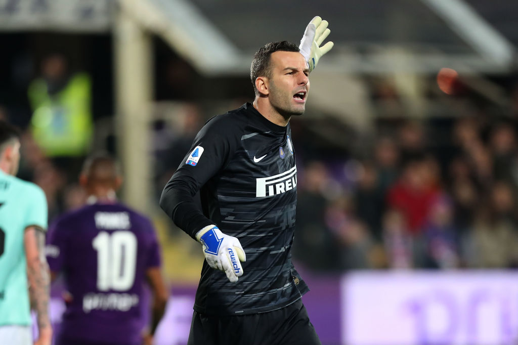 Handanovic positivo al coronavirus (Getty Images)