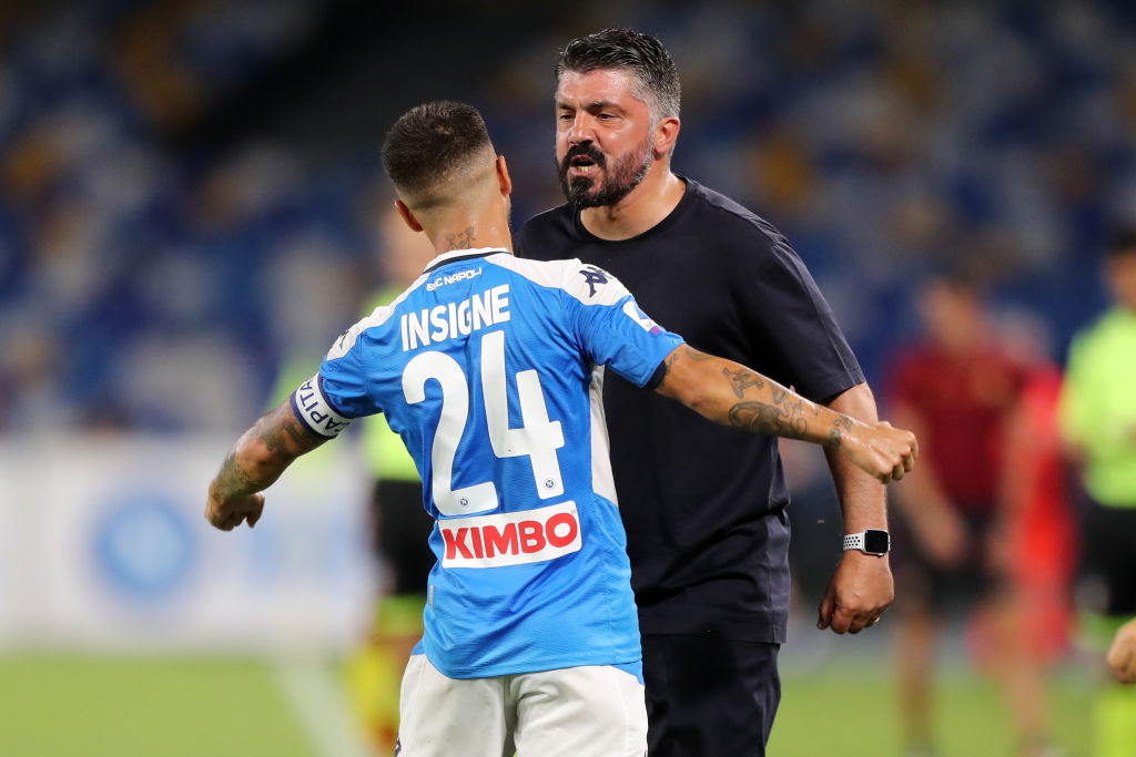 Insigne e Gattuso (getty)