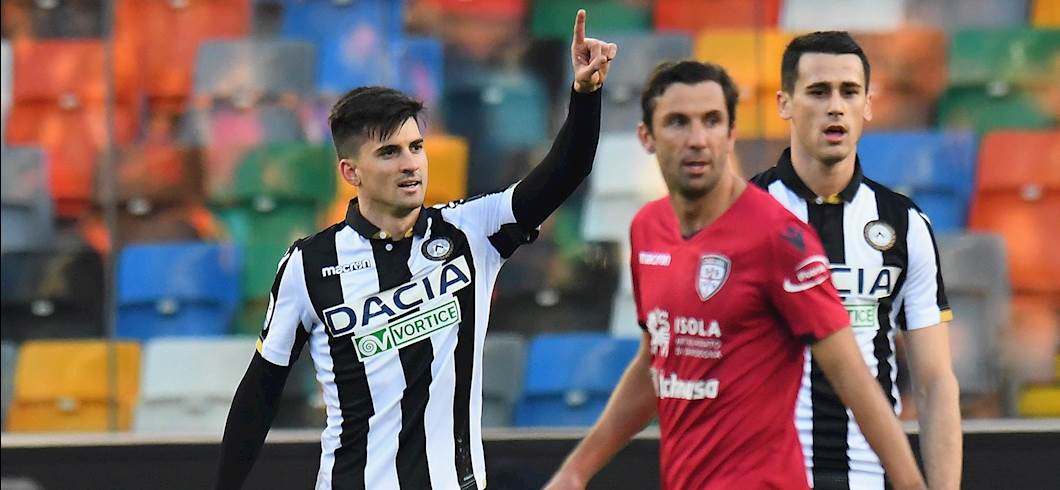 Copertina: Udinese-Cagliari 2-0: tabellino, voti e pagelle per il fantacalcio