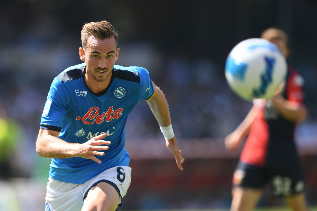 Fabian Ruiz separato in casa al Napoli (Getty Images)