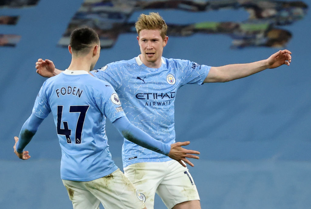 Esultanza de Bruyne (getty)