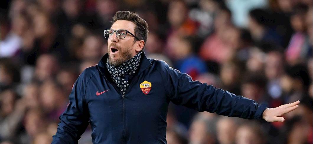 Copertina: Liverpool-Roma, Di Francesco: "Ballottaggio Under-Schick. Salah? Contento dei miei. Allenare in Premier..."