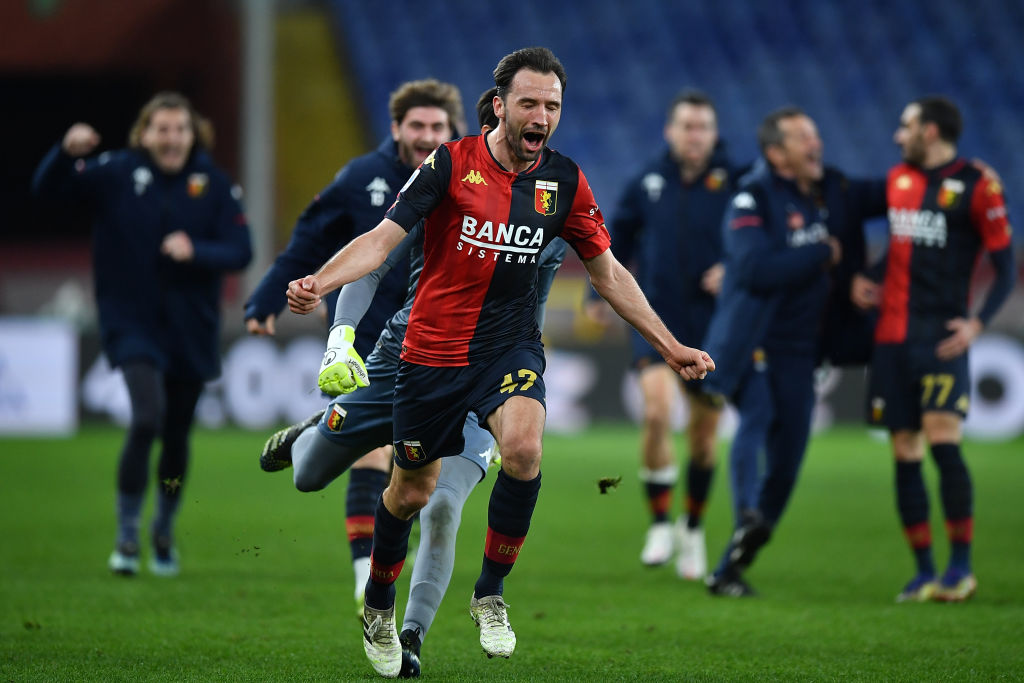 L'esultanza di Badelj (getty)