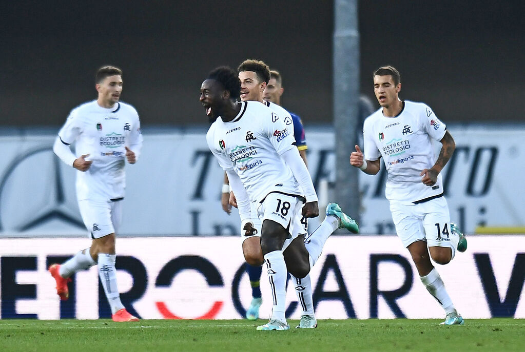 Le ultime in casa Spezia con i numeri al Fantacalcio di Nzola (Getty Images)