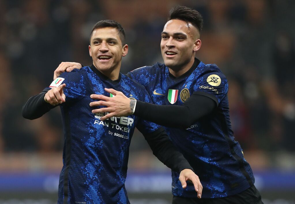 Sanchez e Lautaro (Getty Images)