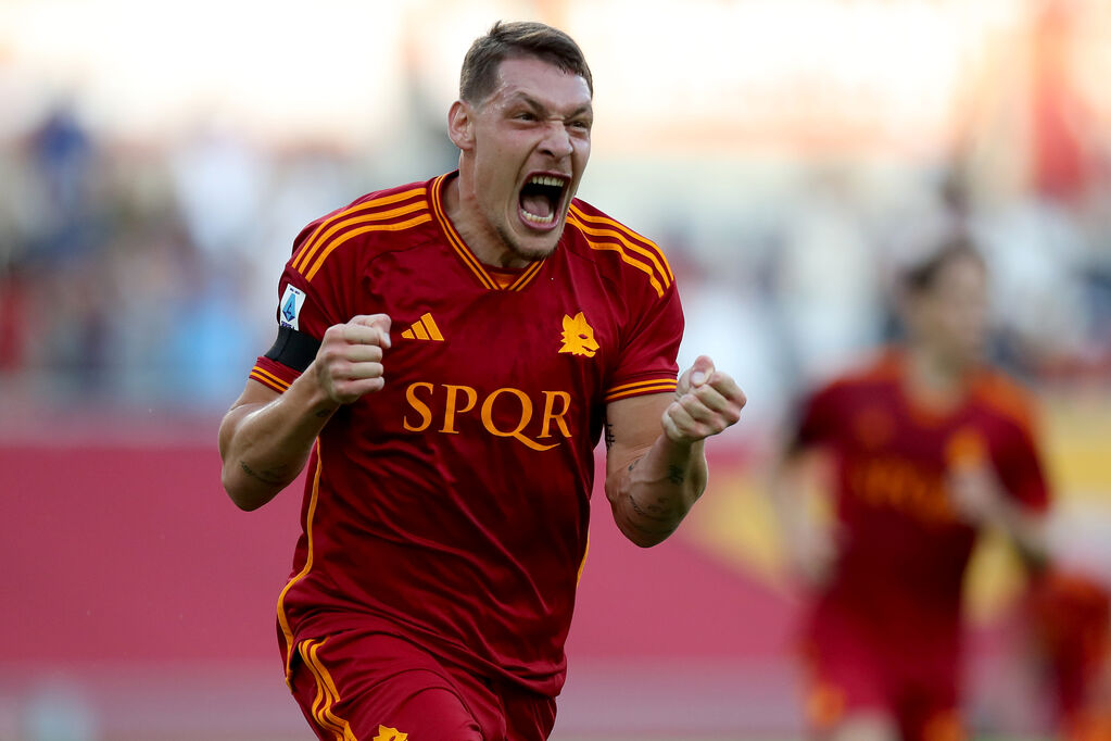 L'urlo di Belotti che esulta per il gol dell'1-0 (Getty Images)