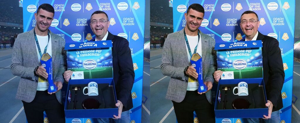 Nino Ragosta premia il Fantallenatore dell'anno