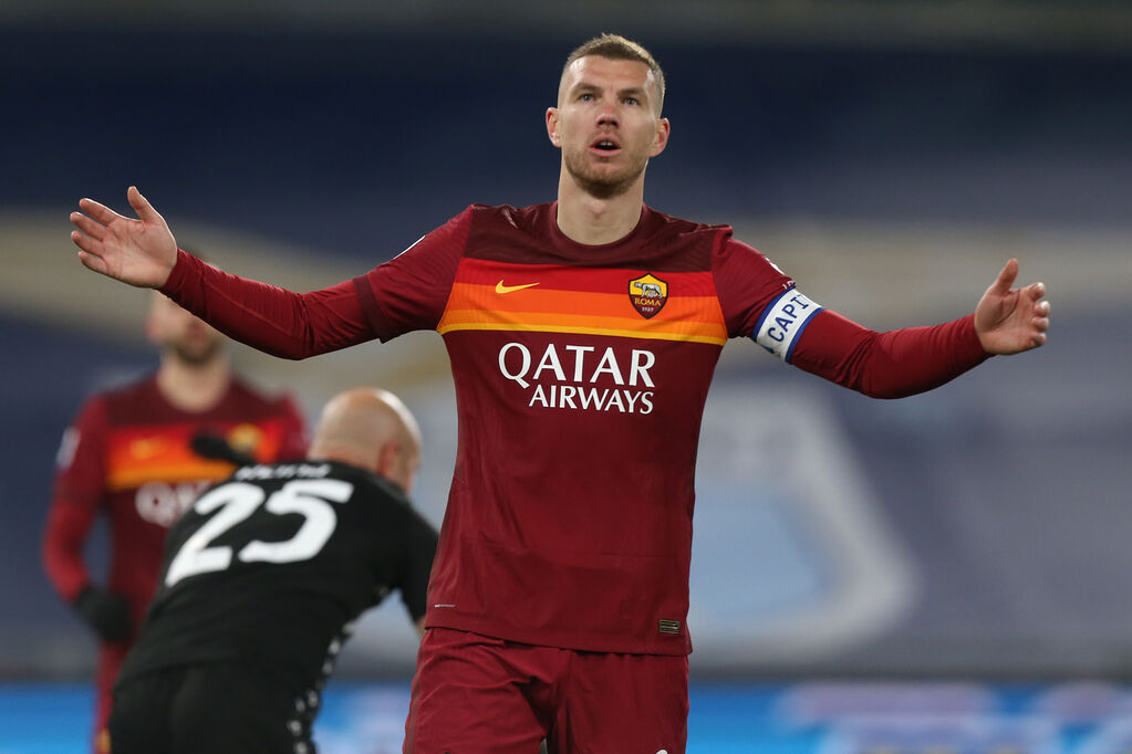 Roma Infortunio Dzeko (Getty Images)