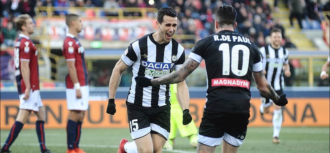 Copertina: L'Udinese non si ferma più: 2-1 al Dall'Ara e quinta vittoria consecutiva