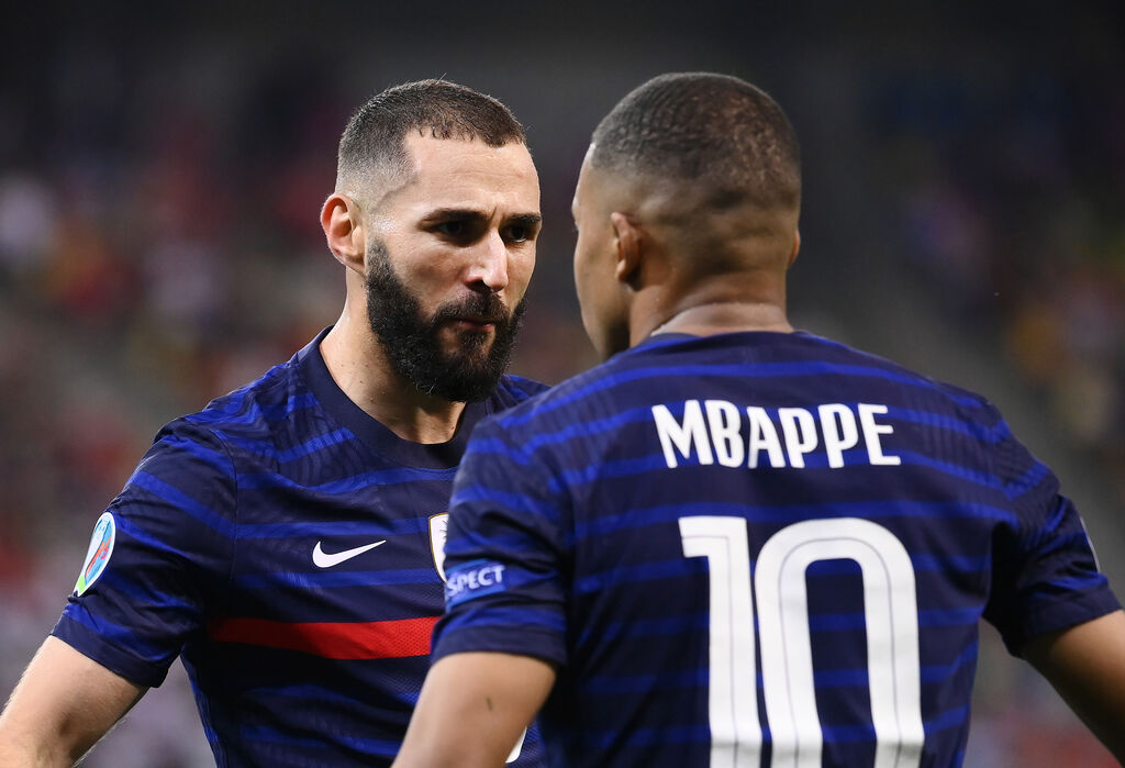 Benzema e Mbappe (Getty Images)