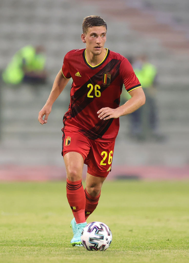 Praet con la maglia del Belgio (getty)