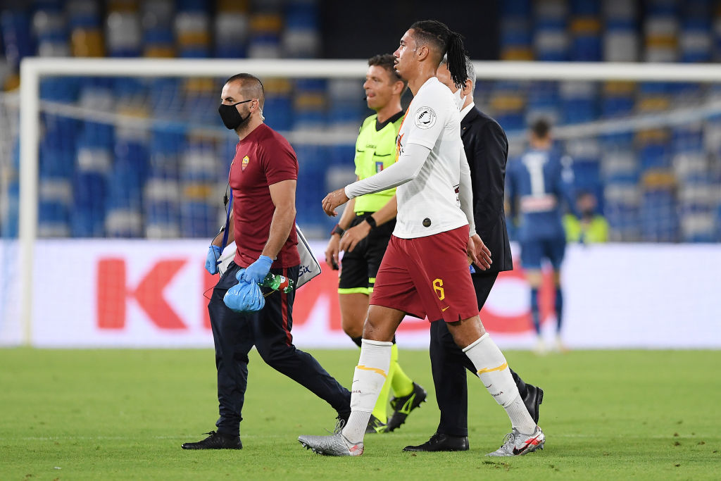 Infortunio Smalling (Getty Images)