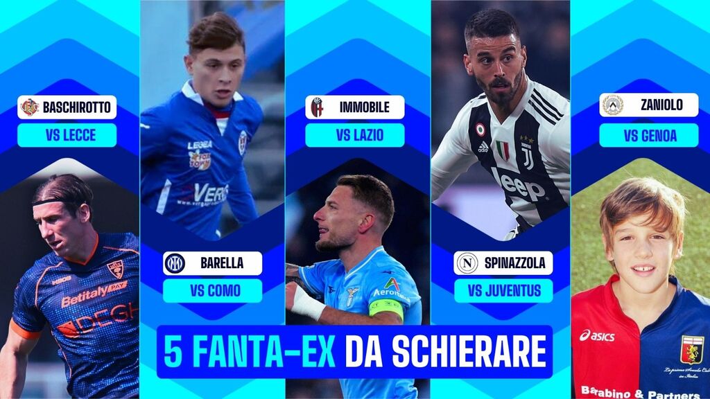 5 Fanta-Ex da schierare nella 14^ giornata (Fantacalcio TV)