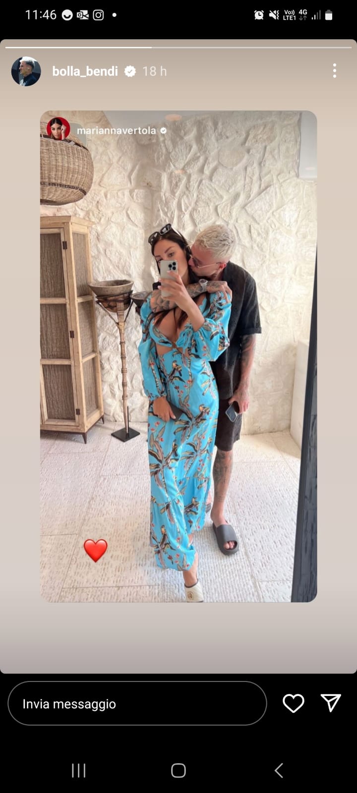 Storia Instagram Bolla Bendeguz