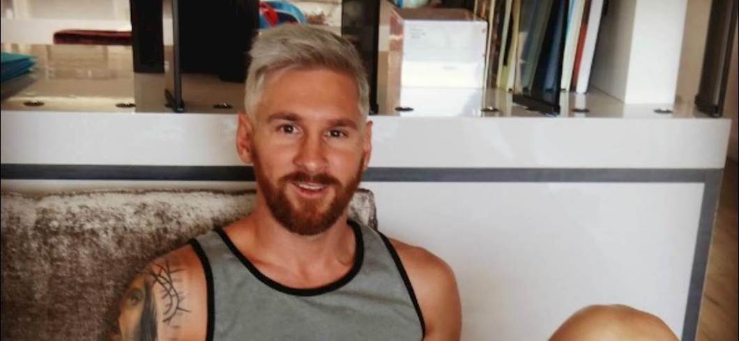 Copertina: Messi: "Ecco perché mi sono tinto biondo platino. Copa America? Mi è caduto il mondo addosso"