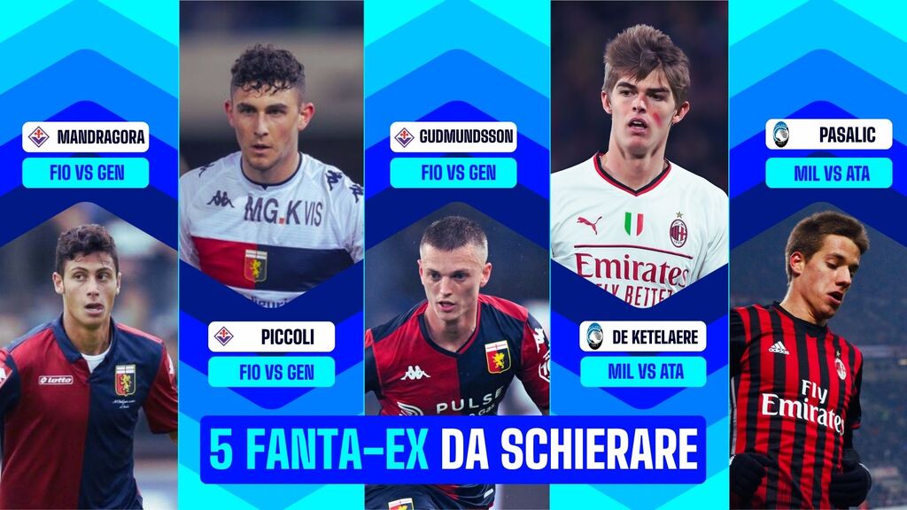 5 Fanta-Ex da schierare nella 36^ giornata (Fantacalcio TV)