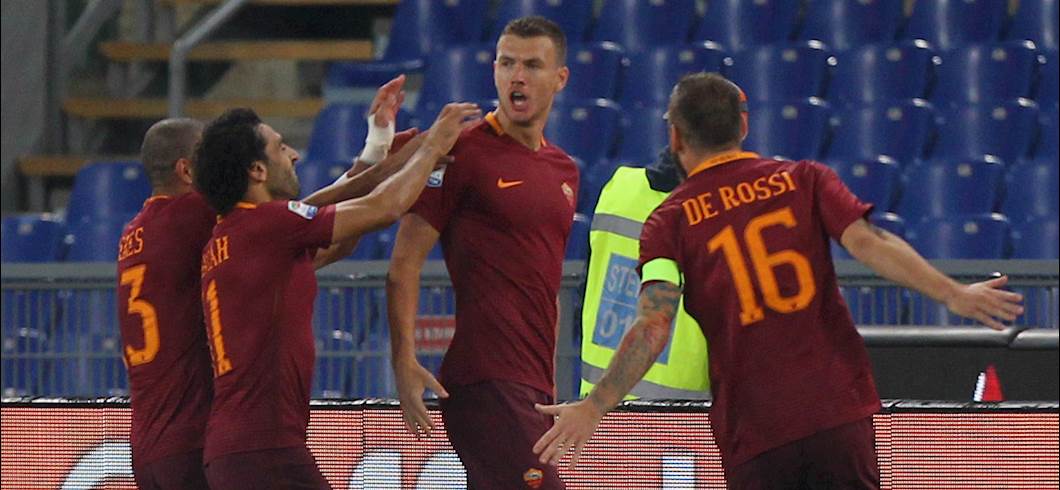 Copertina: Un super-Dzeko e Manolas stendono l'Inter: vince la Roma, non basta Banega