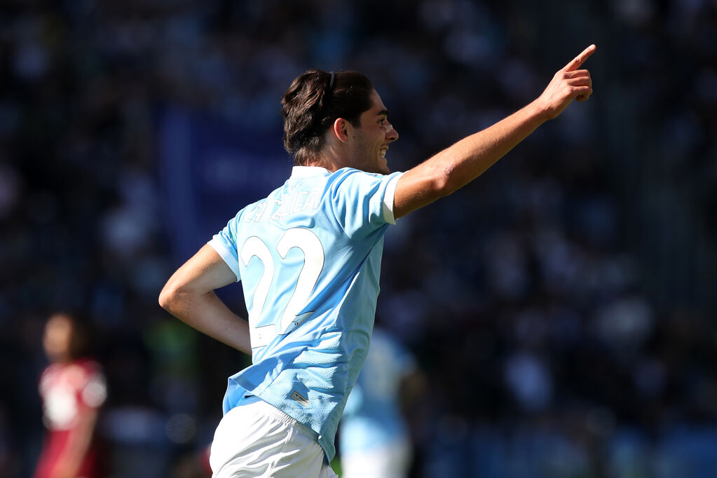 Cancellieri celebra il primo gol al Torino (Getty)