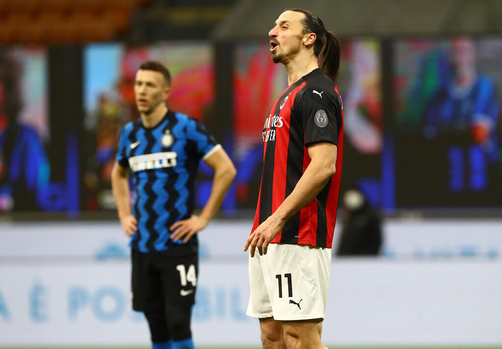 Milan, la grinta di Zlatan Ibrahimovic (Getty)