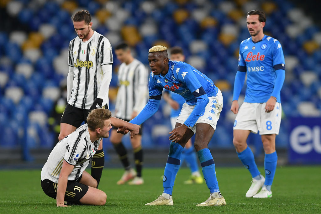 L'ultimo Napoli-Juventus giocatosi al Maradona (Getty)