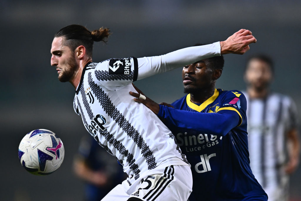 Assist di Rabiot sul gol dello 0-1 (Getty Images)