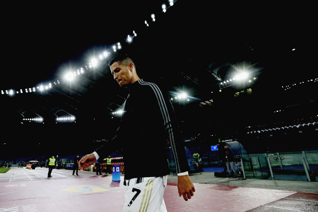 Ronaldo aspetta l'esito del tampone (Getty Images)