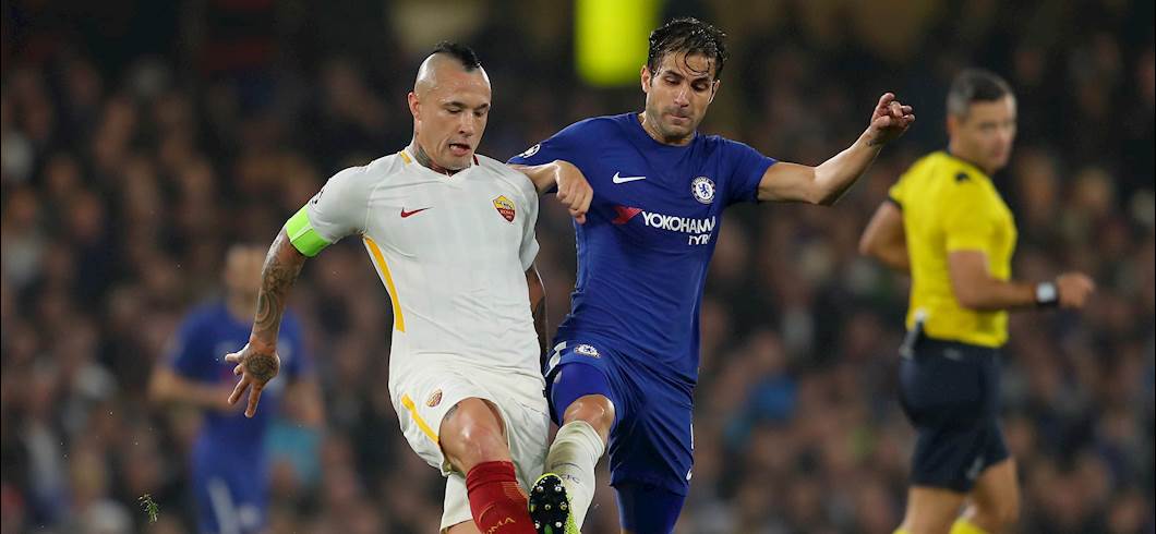 Copertina: UCL - Roma-Chelsea, le formazioni ufficiali: riecco Nainggolan e Kolarov, Morata guida il tridente