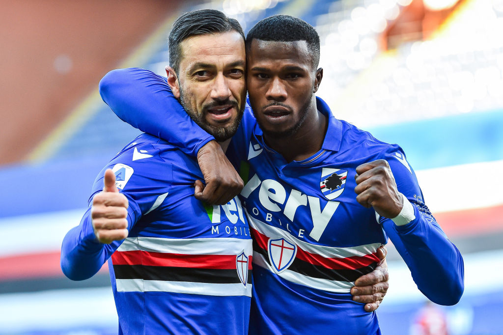 Quagliarella e Keita (getty)