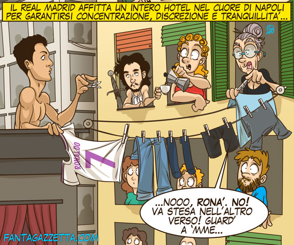 Copertina: LA VIGNETTA DI FG - Il Real si isola nel cuore di Napoli