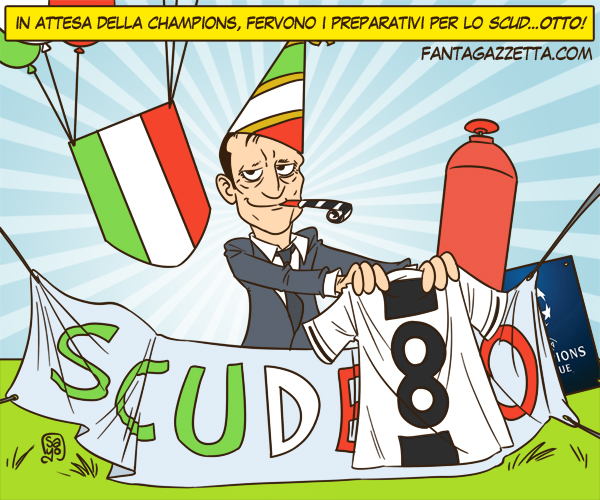 Copertina: LA VIGNETTA DI FG - Lo scudOTTO della Juve