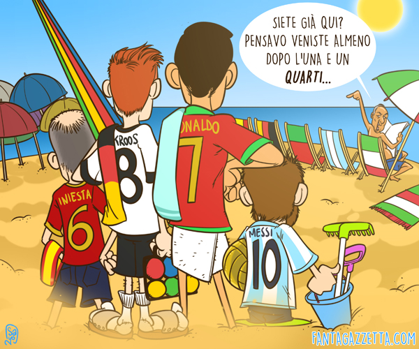 Copertina: LA VIGNETTA DI FG - Tutti al mare