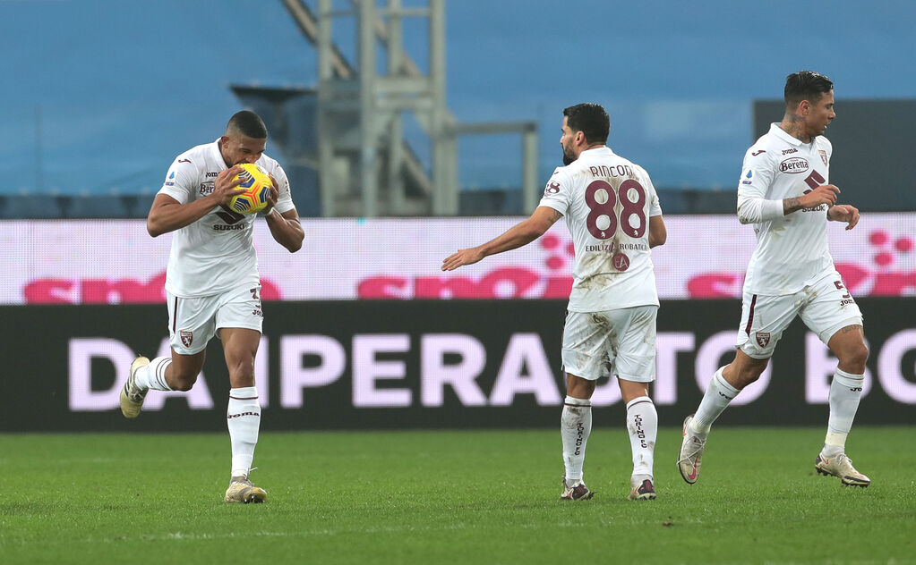 Bremer esulta dopo il gol del 3-2 (Getty).
