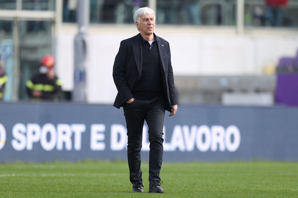 La conferenza stampa di Gasperini (Getty Images)