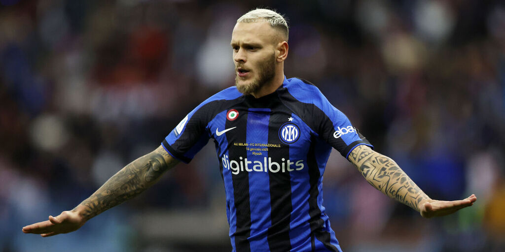 Inter, problema muscolare per Dimarco (Getty Images)