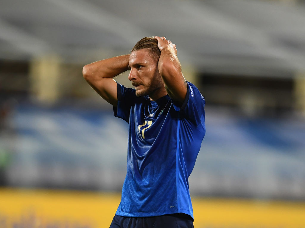 Ciro Immobile con la maglia della Nazionale (Getty Images)