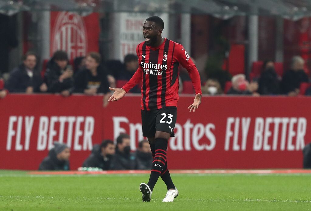 Milan, Tomori durante un'esultanza (Getty)