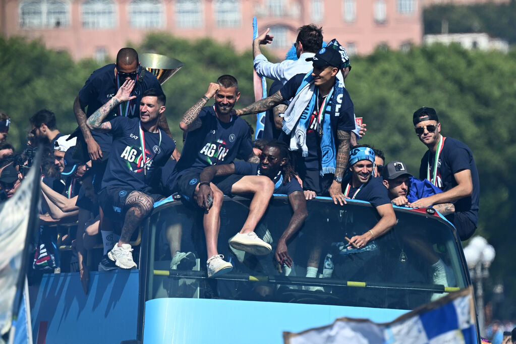 Il Napoli campione d'Italia (Getty Images)