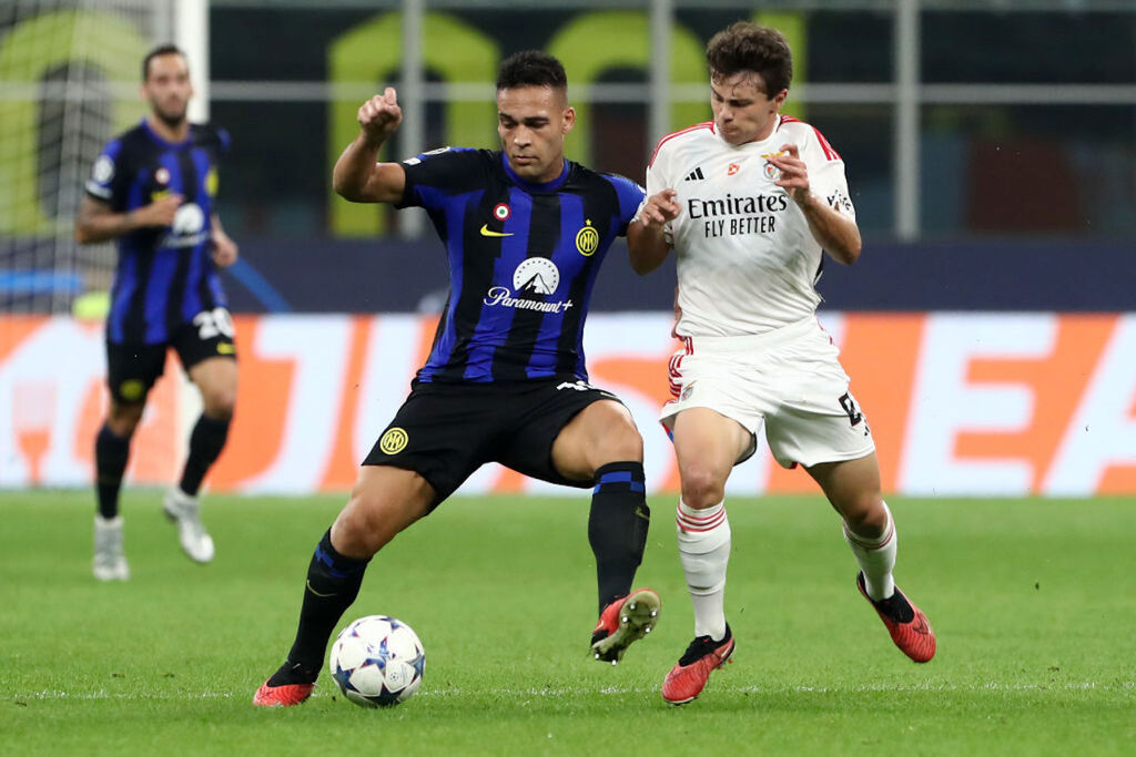 Lautaro al palo, Thuram no: l'Inter batte il Benfica (Getty Images)
