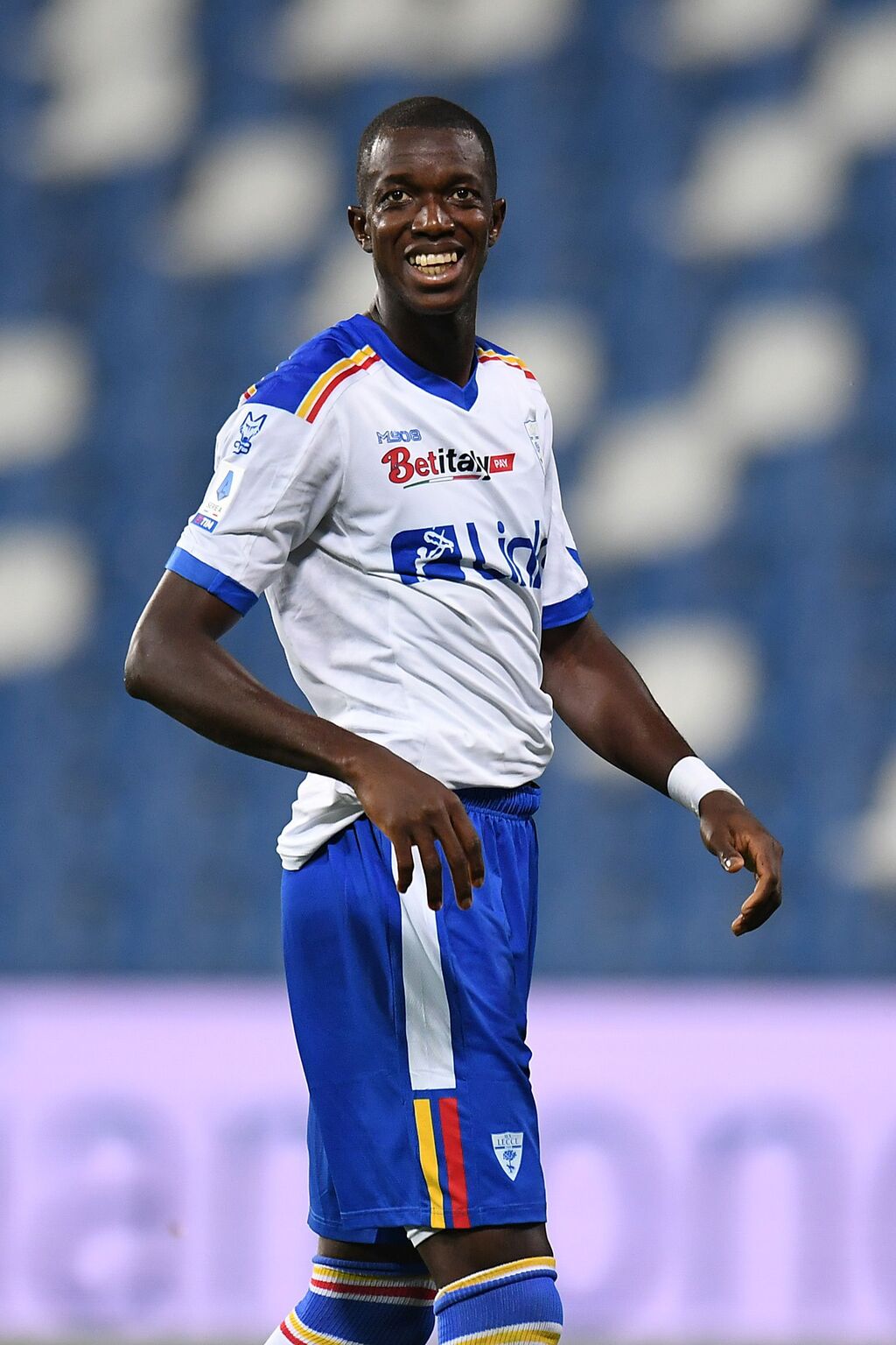 Assan Ceesay, autore dell'1-0 del Lecce (Getty Images)