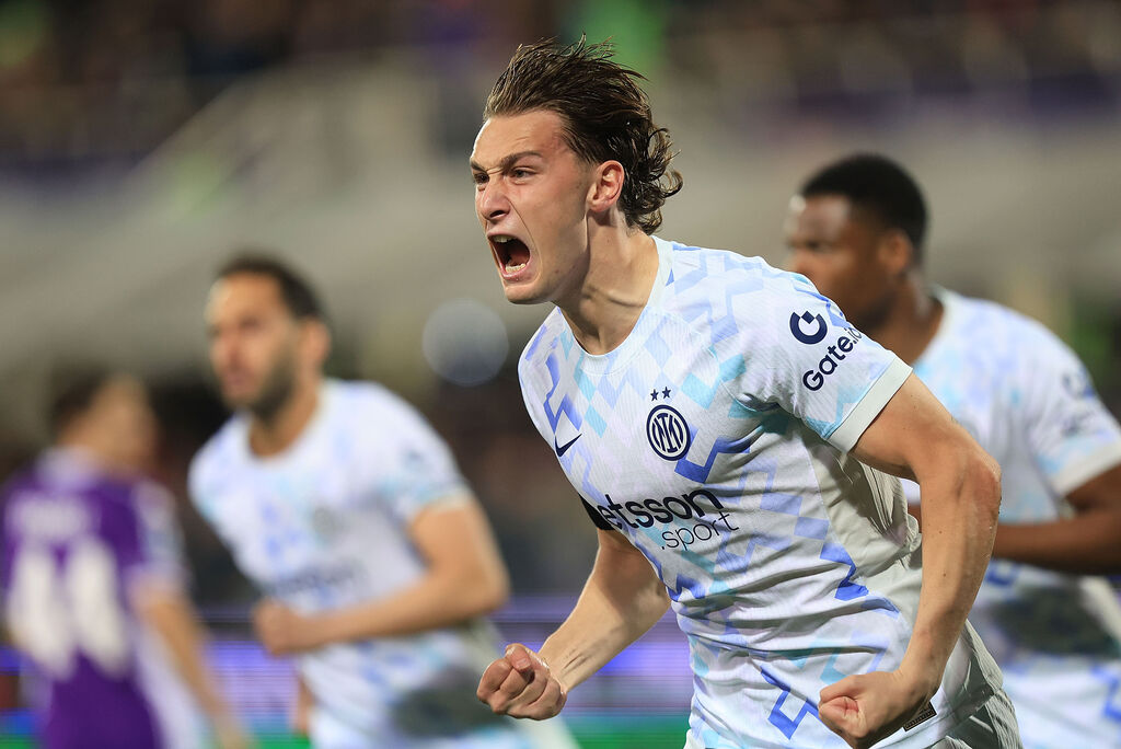 Esposito esulta dopo il gol di Firenze (Getty)