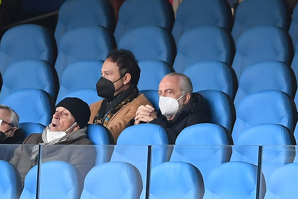 Napoli, il Presidente De Laurentiis (Getty)