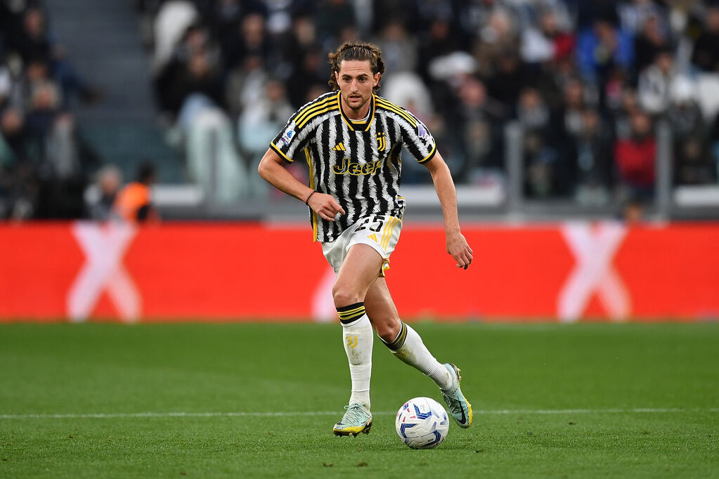 Rabiot in azione con la maglia della Juventus (Getty)