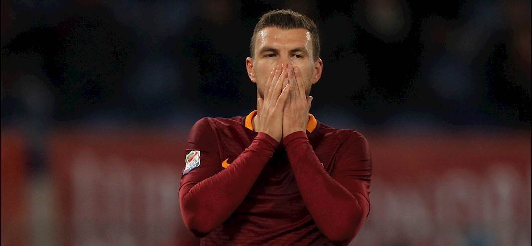 Copertina: Roma, Dzeko non si nasconde più: per la Scarpa d'oro davanti a lui c'è solo Cavani