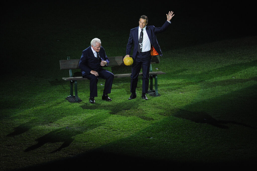 Boniperti e Del Piero (Getty Images)