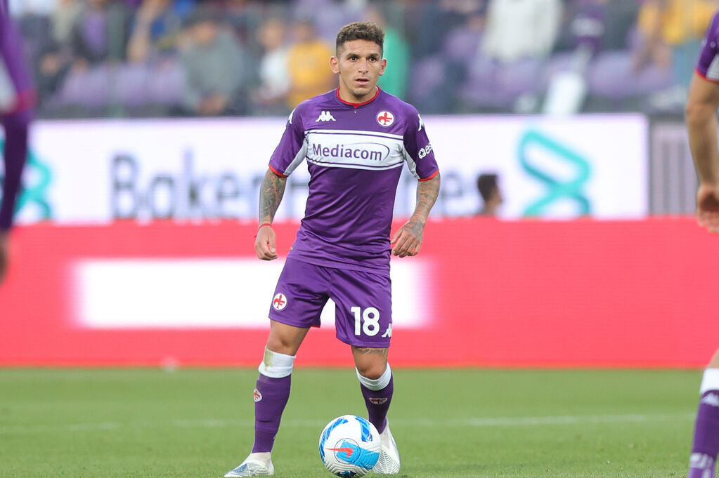 Lazio, Torreira con la maglia della Fiorentina (Getty)