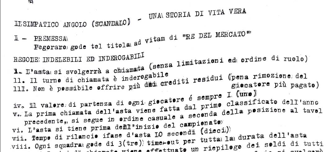 Copertina: FANTARACCONTI - Apertura / Clausura, e regolamento scritto...alla macchina da scrivere