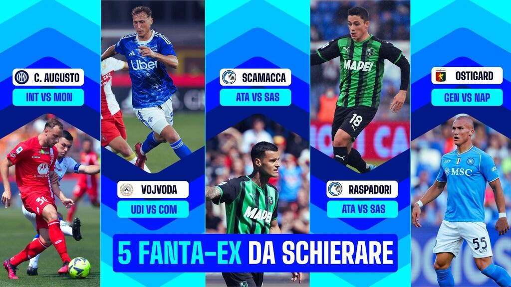 5 Fanta-Ex da schierare - 1^ giornata (Fantacalcio TV)