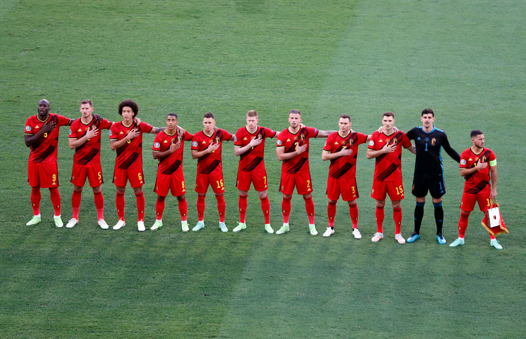 11 titolare del Belgio in June 27, 2021 in Seville, Spain (getty)